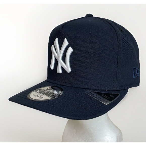 New Era NY Yankees 75th World Series 9Fifty A-Frame Men Snapback Navy Blue White - Picture 4 of 8